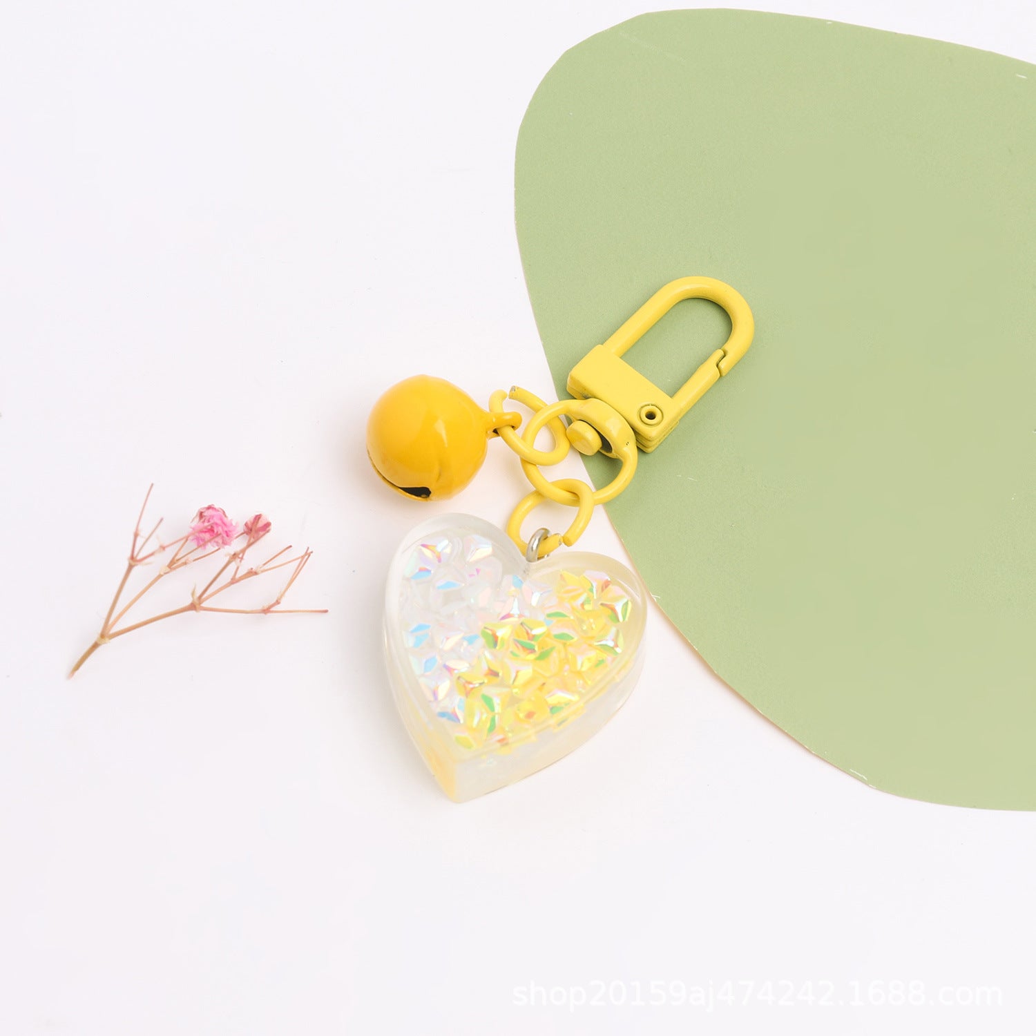 Wholesale Acrylic Love Bell Keychain